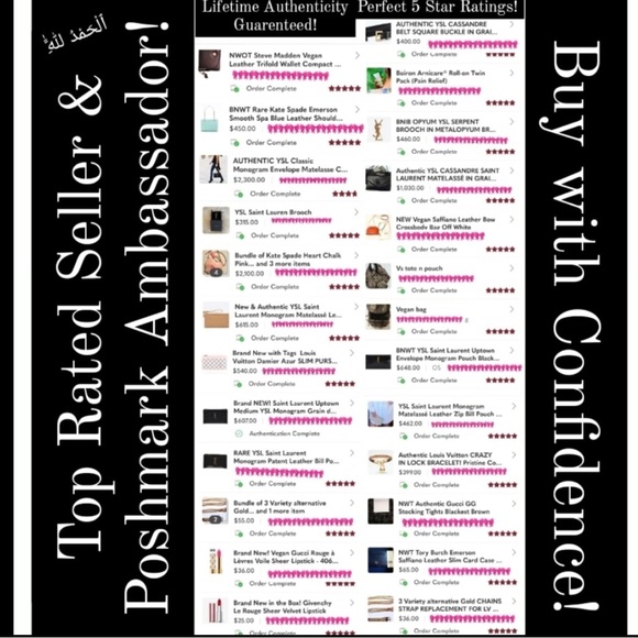 Rare & Authentic YSL Saint Laurent LARGE Uptown Glossy Leather Large Wallet - Picture 11 of 13